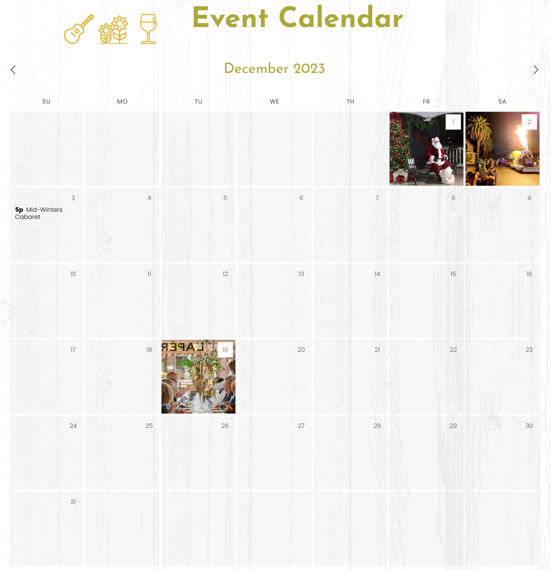 December Events