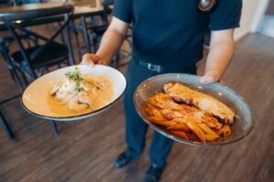 Carboni’s Ristorante, Bar, and Market dinner plates